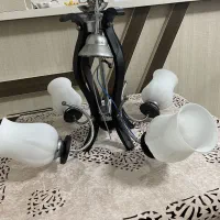 لوستر چوبی 4 شاخه