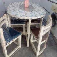 میز غذا خوری ۶ نفره قیمت ۸ میلیون تومان|میز و صندلی غذاخوری|سلطانیه, |دیوار