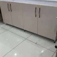 کابینت با بدنه فلز و در ام دی اف-در حد نو-6 متر|مصالح و تجهیزات ساختمان|آباده, |دیوار