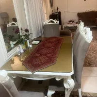 مبل ۷ نفره + میز نهار خوری ۶ نفره|مبلمان خانگی و میز عسلی|تهران, صادقیه|دیوار