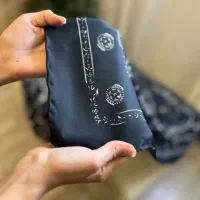 روسری ابریشم ژاکارد قد 140