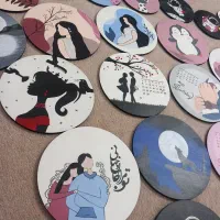 کلکسیون تابلو چوبی هدیه حراج تخفیف دیوارکوب سفالی