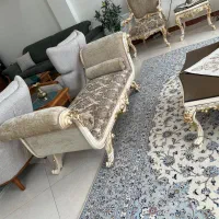 فروش مبلمان استیل ۹ نفره همراه با نهار خوری ۸ نفره|مبلمان خانگی و میز عسلی|ورامین, ورامین|دیوار