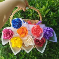 گل ربانی تک شاخه و دسته گل