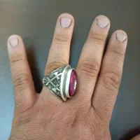 انگشتر یاقوت دست ساز