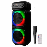اسپیکر 8 اینچ کنترل میکروفن‌ و تنظیم ولوم صدا دار|پخش‌کننده همراه|رشت, کوی طالقانی|دیوار