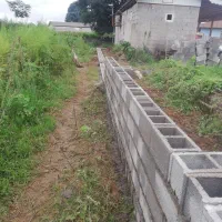 بنایی بلوک چینی سیمانکاری پی وسفیدکاری