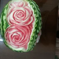 حکاکی هندوانه و کدو|خدمات پذیرایی، مراسم|نیشابور, شهرک جانبازان|دیوار