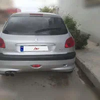 فروش پژو 206تیپ 2 نقره ای