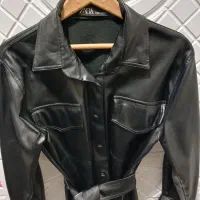 مانتو پاییزه چرم مارک زارا|لباس|تهران, دهم فروردین|دیوار