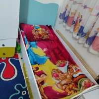 تخت و دو عدد کمد و پاتختی بچگانه|تخت و سرویس خواب|زاهدان, |دیوار