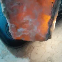 سنگ زیبا بارنگ قرمز ونارنجی|جواهرات|تربتحیدریه, پائین ولایت|دیوار