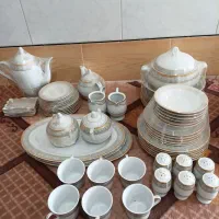 چینی سرویس کامل و اجاق گاز