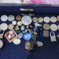 مدال یادبود حضرت علی و سکه ساسانیان