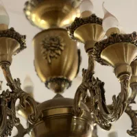 لوستر تمام برنج|لوستر و چراغ آویز|اصفهان, مهرآباد|دیوار