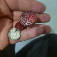 مهر عقیق یمنی خط چپ تاریخ دار