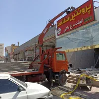جرثقیل خاور  حمل و جابجایی آهن آلات دستگاه و..