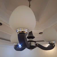 لوستر چوبی/پاچراغی/تک لوستر فانوسی|لوستر و چراغ آویز|تهران, پونک|دیوار