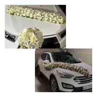 گل آرایی نامزدی.ماشین عروس.دسته گل.باتخفیف۵۰درصد