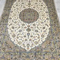 فرش ۶ متری دستبافت کاشان ریزبافت در حد نو