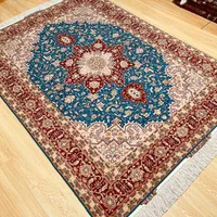 فرش ۳ متری تبریز طرح هریس زمینه فیروزه ای|فرش|تهران, سلسبیل جنوبی|دیوار
