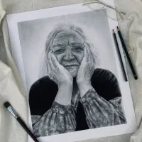 نقاشی سیاه قلم