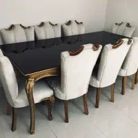 مبل ۷ نفره ، میز غذاخوری ۸ نفره ، آینه و کنسول|مبلمان خانگی و میز عسلی|تهران, وحیدیه|دیوار