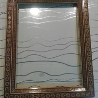 قاب عکس خاتم کاری قدیمی