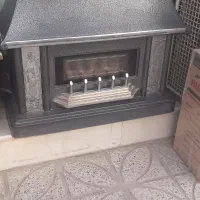 بخاری شومینه تمیز