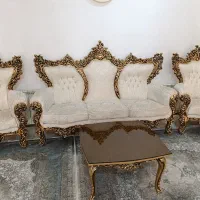 مبلمان سلطنتی تمام چوب|مبلمان خانگی و میز عسلی|دورود, |دیوار