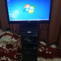 کیس به همراه مانیتور و موس کیبورد