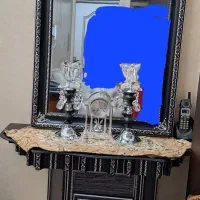 آینه،شمعدان،کنسول،ساعتِ جهیزیه. درحدنو