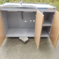 سینک به همراه کابینت|مصالح و تجهیزات ساختمان|سیاهکل, |دیوار