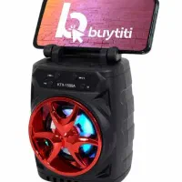 اسپیکر بلوتوثی مشکی قرمز KTX-1586A مدل 1971