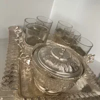 گالش چای خوری طرح نقره