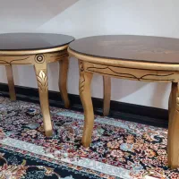 مبل استیل ۹ نفره با ۳ میز جلومبلی|مبلمان خانگی و میز عسلی|مشهد, رسالت|دیوار