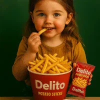 سیب زمینی نیمه اماده (خلال)