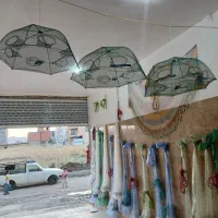 تور ماهیگیری پرتابی و قلاب و گرگور