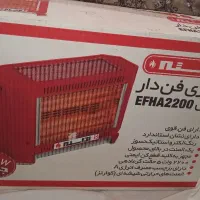 بخاری برقی  ۵ شعله فن دار در حد نو|بخاری، هیتر، شومینه|صومعه‌سرا, |دیوار