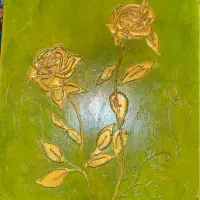 تابلو گل رز برجسته