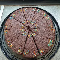 کیک خیس شکلاتی کافه ای