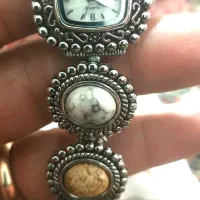 ساعت  نقره  قدیمی ژاپن اصل ضدآب واقعی