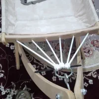 گهواره چوبی نونو|اسباب و اثاث بچه|رزن, |دیوار