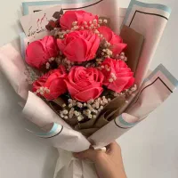 گل اکیلی|گل مصنوعی|جاپلق, |دیوار