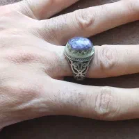 یاقوت نقره یاقوت  کبود اصل|جواهرات|شیراز, گلکوب|دیوار