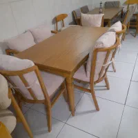 فروش و تولید میز ناهارخوری با چوب راش