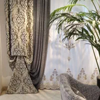 چقدر خوشگلن این پرده ها|پرده، رانر، رومیزی|اصفهان, چرخاب|دیوار