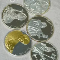 سکه نقره Joan pau II عیار ۹۹۹|کلکسیون اشیاء عتیقه|تهران, بازار|دیوار