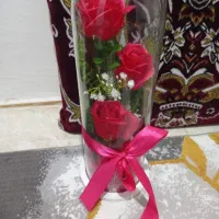 یه سبد گل و عروسک