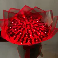 دسته گل پروانه با نور ال ای دی|گل مصنوعی|بجنورد, |دیوار